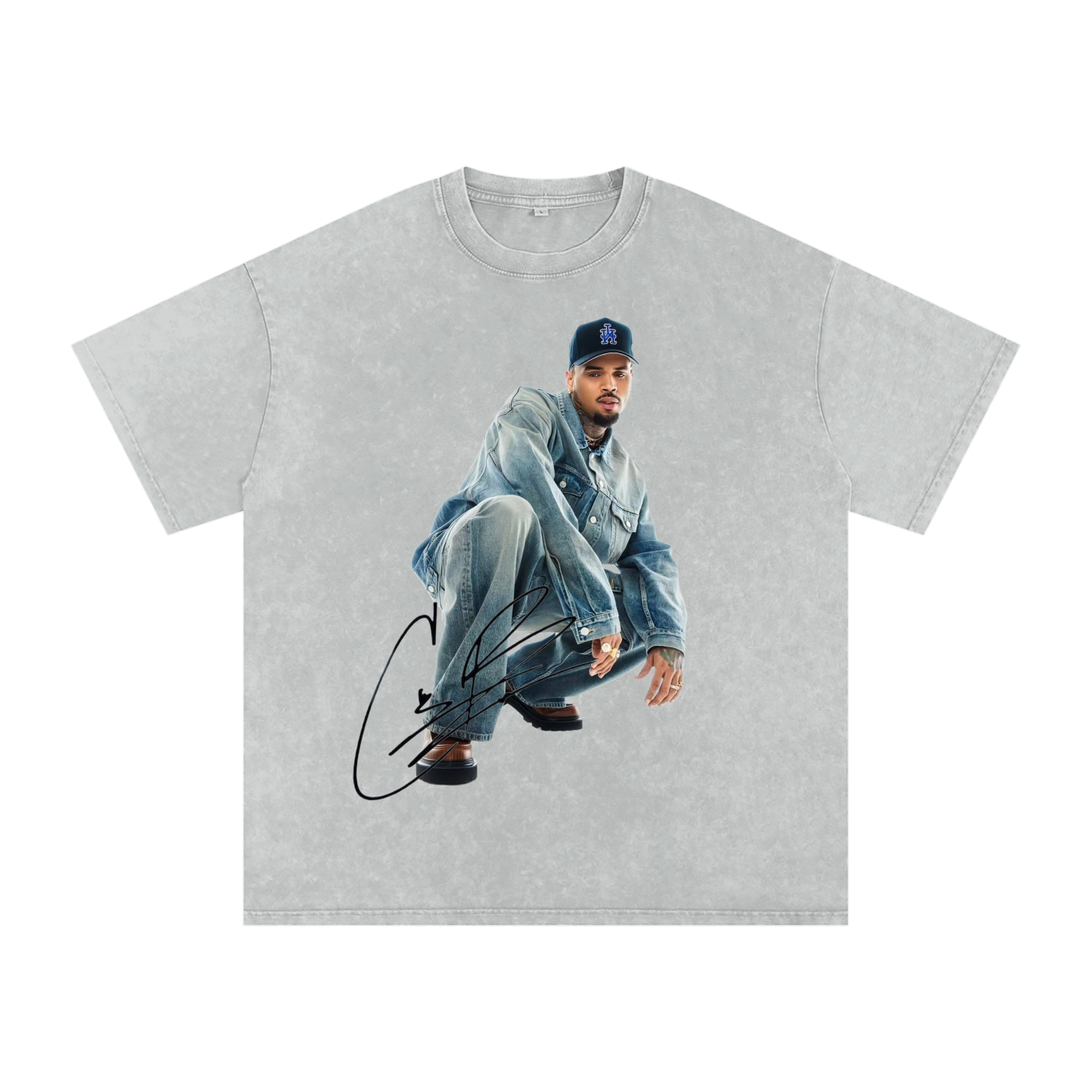 Chris Brown Front Sided Print